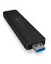 ICY BOX Geh. USB3.1 (Gen2) M.2 SATA SSD Key-B Alu schwarz