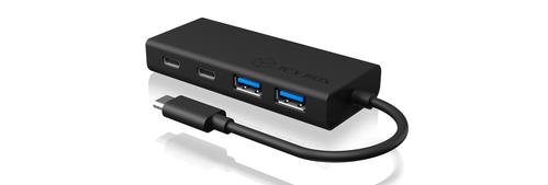 ICY BOX IB-HUB1426-CPD bk | 2x USB-C 2x USB-A 3.0 (60511)