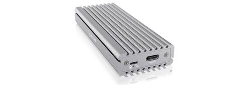ICY BOX External Type-C enclosure for M.2 NVMe SSD, silver (IB-1817MA-C31)
