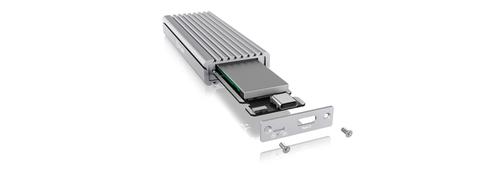 ICY BOX External Type-C enclosure for M.2 NVMe SSD, silver (IB-1817MA-C31)