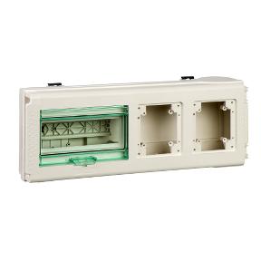 SCHNEIDER Afgangsboks 3L+N+PE 32A - Til 8 modul + 2 stikk. Maks. 25mm² - Terminal mont. (KNB32CP)