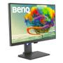 BENQ Q DesignVue PD2705Q - PD Series - LED monitor - 27" - 2560 x 1440 WQHD - IPS - 300 cd/m² - 1000:1 - HDR10 - 5 ms - HDMI, DisplayPort, USB-C - speakers - dark grey