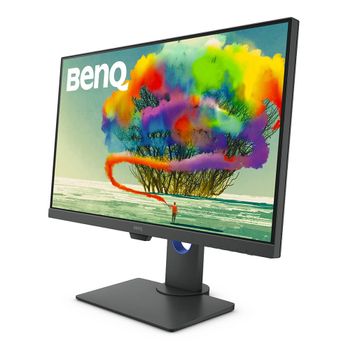 BENQ DesignVue PD2705Q - PD Series - LED monitor - 27" - 2560 x 1440 WQHD - IPS - 300 cd/m² - 1000:1 - HDR10 - 5 ms - HDMI, DisplayPort,  USB-C - speakers - dark grey (9H.LJELA.TBE)