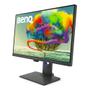 BENQ DesignVue PD2705Q - PD Series - LED monitor - 27" - 2560 x 1440 WQHD - IPS - 300 cd/m² - 1000:1 - HDR10 - 5 ms - HDMI, DisplayPort,  USB-C - speakers - dark grey (9H.LJELA.TBE)