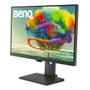 BENQ DesignVue PD2705Q - PD Series - LED monitor - 27" - 2560 x 1440 WQHD - IPS - 300 cd/m² - 1000:1 - HDR10 - 5 ms - HDMI, DisplayPort,  USB-C - speakers - dark grey (9H.LJELA.TBE)