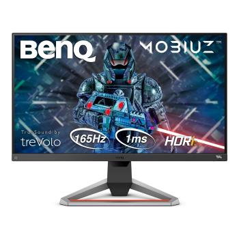 BENQ Mobiuz EX2710S - LED monitor - 27" - 1920 x 1080 Full HD (1080p) @ 165 Hz - IPS - 400 cd/m² - 1000:1 - HDR10 - 1 ms - 2xHDMI, DisplayPort - speakers - dark grey (9H.LKFLA.TBE)