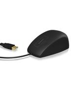 KEYSONIC Maus KSM-5030M-B USB black/wasserdicht aus Siliko