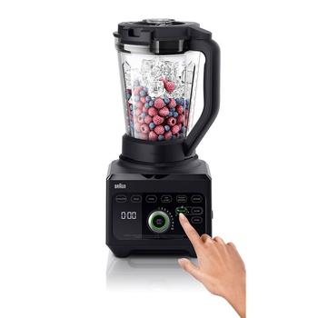 BRAUN Powerblend 9 Kanneblender JB 9040 (sort) 1600W, 18 blenderinnstillinger,  6 matprogrammer,  rengjøringsprogram (0X22311084)