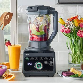 BRAUN Powerblend 9 Kanneblender JB 9040 (sort) 1600W, 18 blenderinnstillinger,  6 matprogrammer,  rengjøringsprogram (0X22311084)