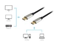 Equip DisplayPort 1.4 - 3m kabel (119263)