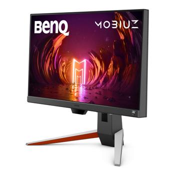 BENQ Q Mobiuz EX240 - LED monitor - gaming - 23.8" - 1920 x 1080 Full HD (1080p) @ 165 Hz - IPS - 350 cd/m² - 1000:1 - HDR10 - 1 ms - 2xHDMI, DisplayPort - speakers - dark grey (9H.LL8LB.QBE)