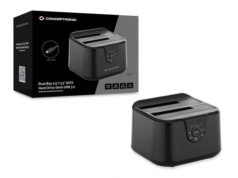 CONCEPTRONIC Storage Drive Docking Station  (DONN12B)