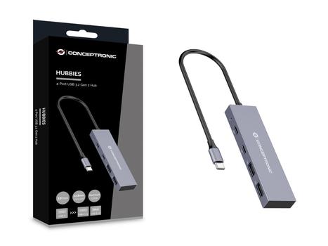 CONCEPTRONIC Interface Hub Usb 3.2 Gen 2 (HUBBIES13G)