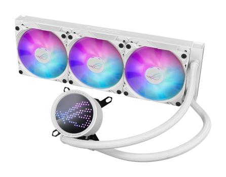 ASUS ROG RYUO III 360 ARGB WHITE Ed.360mm All-In-One CPU Liquid Cooler with Anime Matrix LED Display (90RC00I2-M0UAY0)