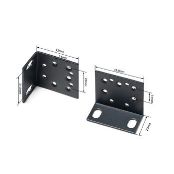 TP-LINK 19-inch Switches Rack Mount Kit
Compatible with TP-Link 19-inch rack mount switches and other products.
If not sure about the model of the switch, please measure the size of the mounting ears and the  (RackMount Kit-19)