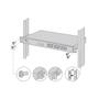 TP-LINK 19-inch Switches Rack Mount Kit Compatible with TP-Link 19-inch rack mount switches and other products. If not sure about the model of the switch,  please measure the size of the mounting ears and the (RackMount Kit-19)
