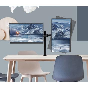 TECHLY 13-27" Desk Stand For 2  (ICA-LCD 482-D)