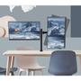 TECHLY 13-27" Desk Stand For 2  (ICA-LCD 482-D)