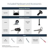 StarTech 12U AV Rack Cabinet - Network Rack with Glass Door - 19 inch Computer Cabinet for Server Room or Office (RK1236BKF) - rack - 12U (RK1236BKF)