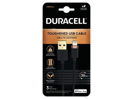 DURACELL Lightning Cable Black (USB8012A)
