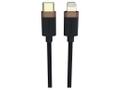 DURACELL Lightning Cable 1 M Black (USB9012A)