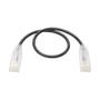 TRIPP LITE Cat6 Gigabit Snagless Slim  (N201-S01-BK)