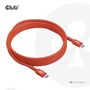 CLUB 3D USB2 Type-C Bi-Directional USB-IF Certified Cable Data 480Mb PD 240W 48V/5A EPR M/M 3m 9.84 ft