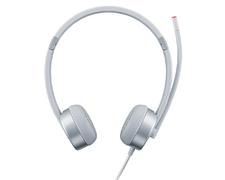 LENOVO 100 Stereo Analogue Headset Kopfhörer Büro/Callcenter Silber