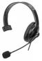 MANHATTAN MH Over-Ear Mono USB Headset, with Reversible Mic, Box