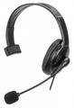 MANHATTAN MH Over-Ear Mono USB Headset, with Reversible Mic, Box