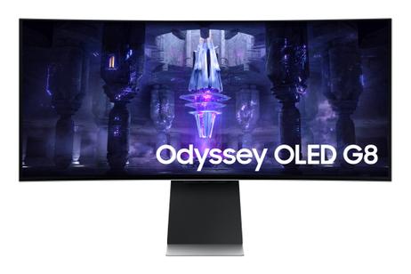 Samsung Odyssey OLED G8 S34BG850SU - OLED-skjerm - kurvet - 34" - HDR (LS34BG850SUXEN)