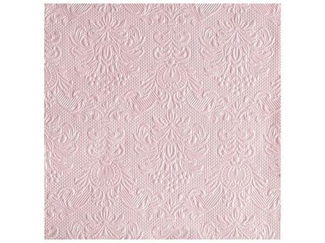 EDELWEISS Serviett EDELWEISS 3L 40cm lys rosa (15) (14005517*12)