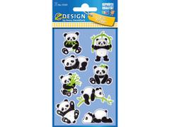 AVERY Z-DESIGN Etikett AVERY dekor pandaer