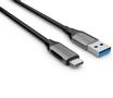 IIGLO USB-A til USB-C kabel 0,5m (space grey) USB-A 3.0, USB-C 3.0, 5Gbps, 3A, 18W