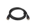 IIGLO HDMI kabel 0,5m (sort) v2.0, HDR10, 4K ved 60Hz, 3D-støtte, Dolby DTS-HD Master Audio, Dolby TrueHD,PVC