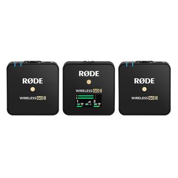 RØDE Wireless GO II USB-C, 2.4GHz, Opp til 200m rekkevidde,  omnidireksjonell,  inntil 7 timer batteri (WIGOII)