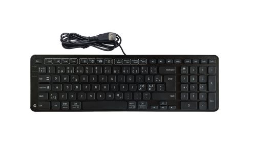CONTOUR DESIGN Balance Kablet Pan Nordic Svart Tastatur (102105)