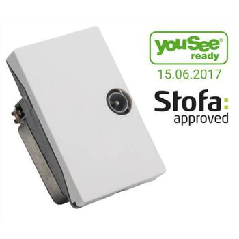 TRIAX Wall Outlet TD 101E White (302586)