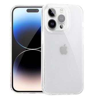 IIGLO iPhone 15 Pro / 14 Pro Silikondeksel (gjennomsiktig) Slankt deksel i fleksibel silikon (WP-2-33)