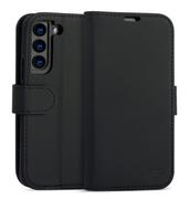 IIGLO Samsung Galaxy S22 lommebokdeksel (sort) telefondeksel, PU-skinn, slitesterk