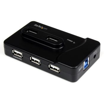 STARTECH 6Port USB Combo Hub - 2x USB 3.0 & 4x USB 2.0 - 2A Charging Hub (ST7320USBC)