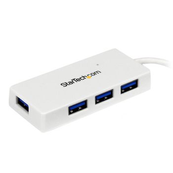 STARTECH StarTech.com 4 Port SuperSpeed Mini USB 3.0 Hub White (ST4300MINU3W)