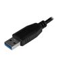 STARTECH Portable 4 Port SuperSpeed Mini USB 3.0 Hub - Black	 (ST4300MINU3B)