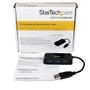 STARTECH Portable 4 Port SuperSpeed Mini USB 3.0 Hub - Black (ST4300MINU3B)