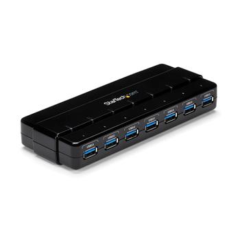 STARTECH StarTech.com 7 Port SuperSpeed USB3 Hub with Adapter (ST7300USB3B)