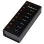 STARTECH 7-Port USB 3.0 Hub - Desktop or Wall-Mountable Metal Enclosure