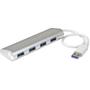 STARTECH 4-Port Portable USB 3.0 Hub with Built-in Cable (ST43004UA)