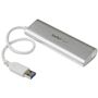 STARTECH 4PORT USB HUB ALUMINUM COMPACT USB 3.0 HUB FOR MAC PERP (ST43004UA)