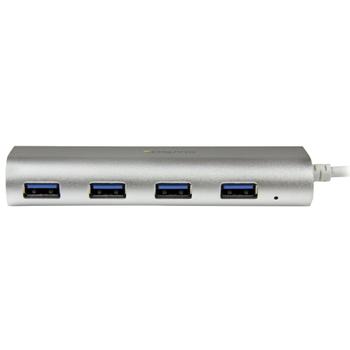STARTECH StarTech.com 4 Port USB3 Hub with Built in Cable (ST43004UA)