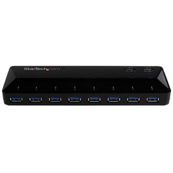 STARTECH 10-PT USB 3.0 HUB W/ CHARGING F-FEEDS2 (ST103008U2C)